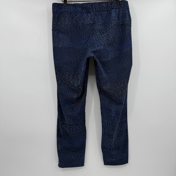 Lululemon Pants Women 10 Blue 7/8Length Pull On Elastic Drawstring Waist Stretch - Picture 4 of 12